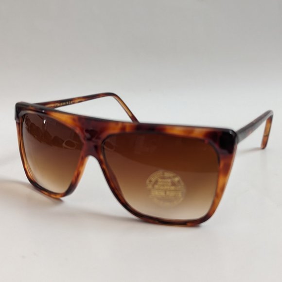 NWT Vintage 80's Plastic Lady Fashion Sunglasses (S.Tortoise) - Picture 5 of 6
